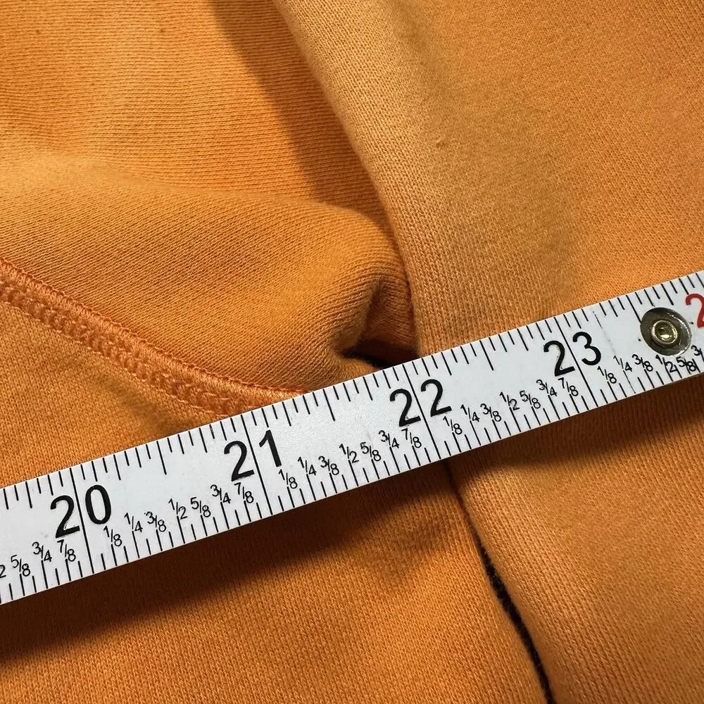 Pleasures Oversized Sweatshirt Mens S Orange Pullover Sweater Relaxed Fit City